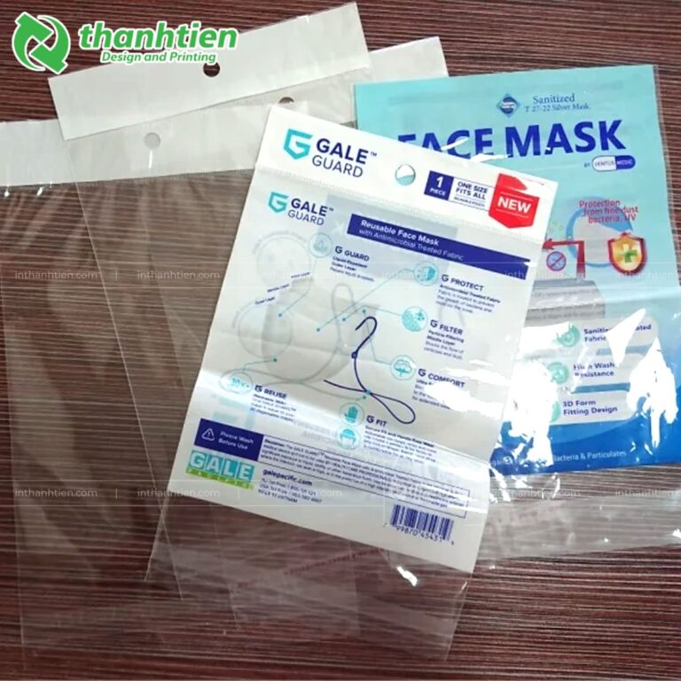 Túi dán miệng đựng khẩu trang