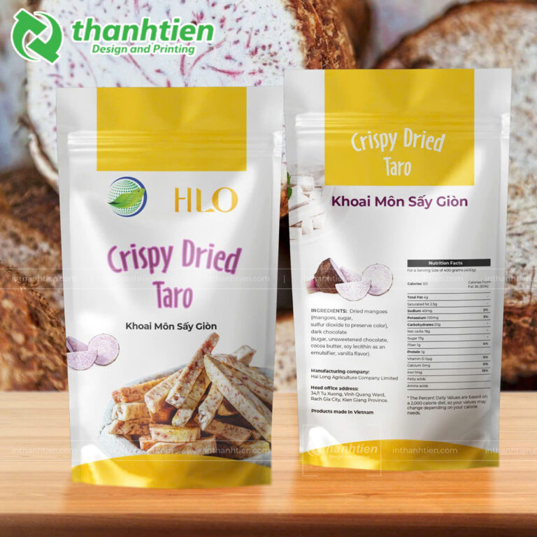 Túi đáy đứng đựng khoai môn