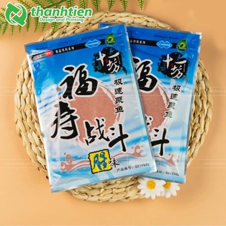 Túi đựng mồi câu cá dạng cuộn màng