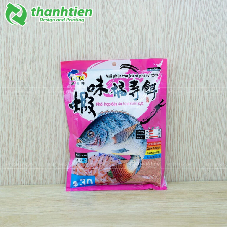 Túi đựng mồi câu cá đục lỗ treo