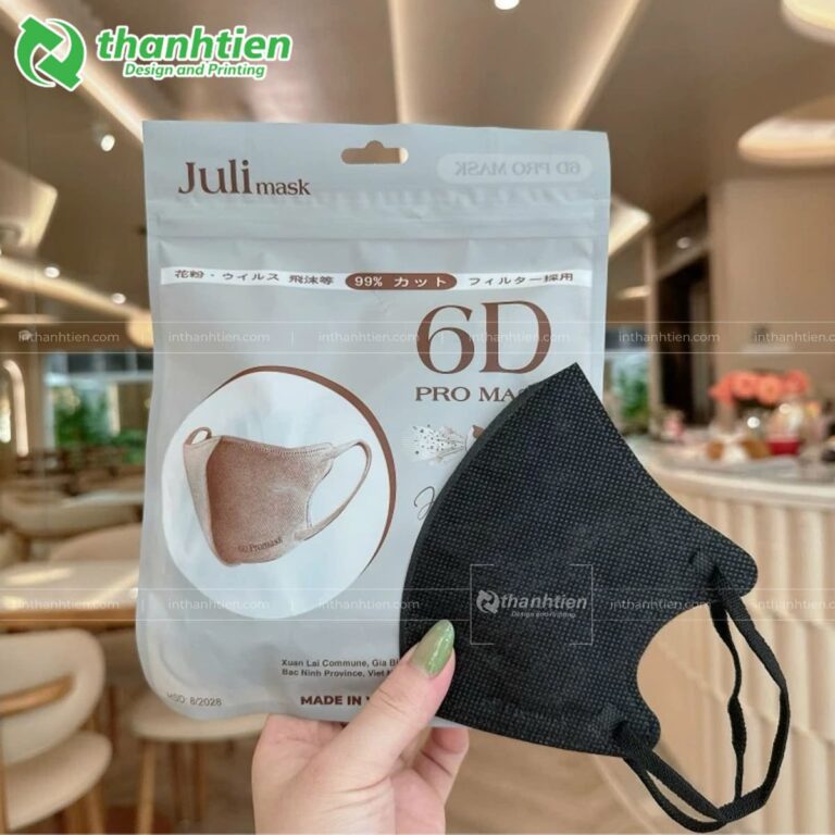 Túi khóa kéo đựng khẩu trang