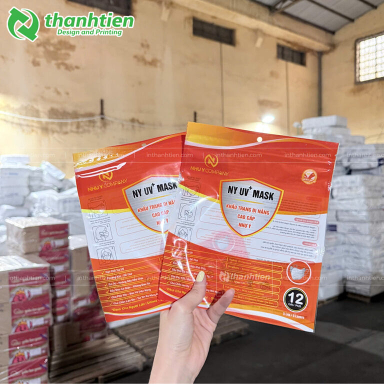 Túi màng ghép đựng khẩu trang