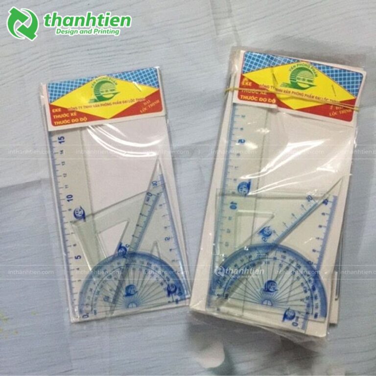 Túi OPP đựng thước kẻ