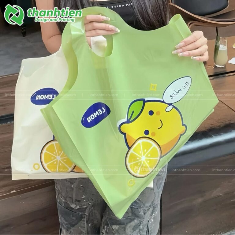 Túi quai trơn in logo