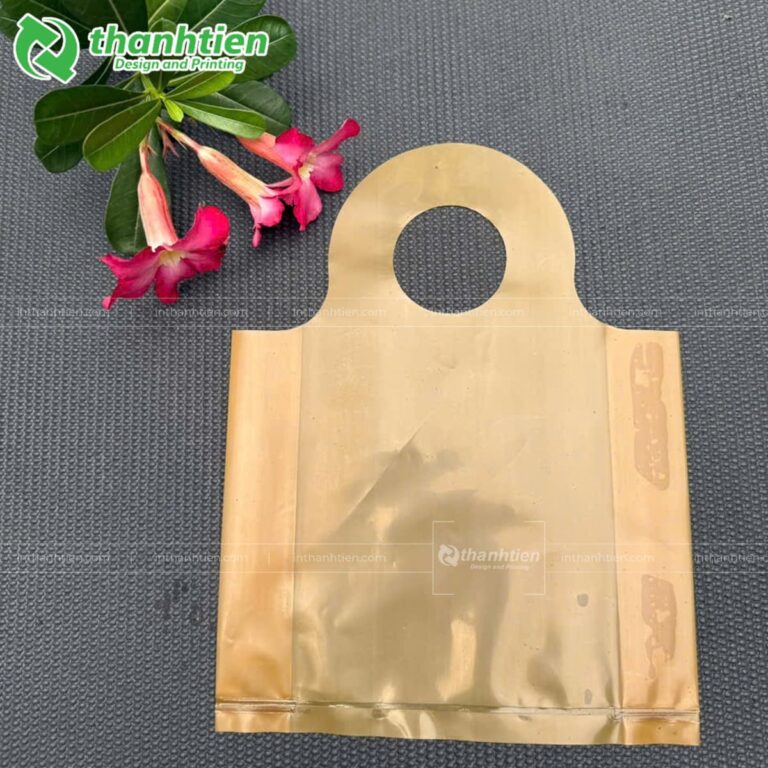 Túi quai trơn màu vàng