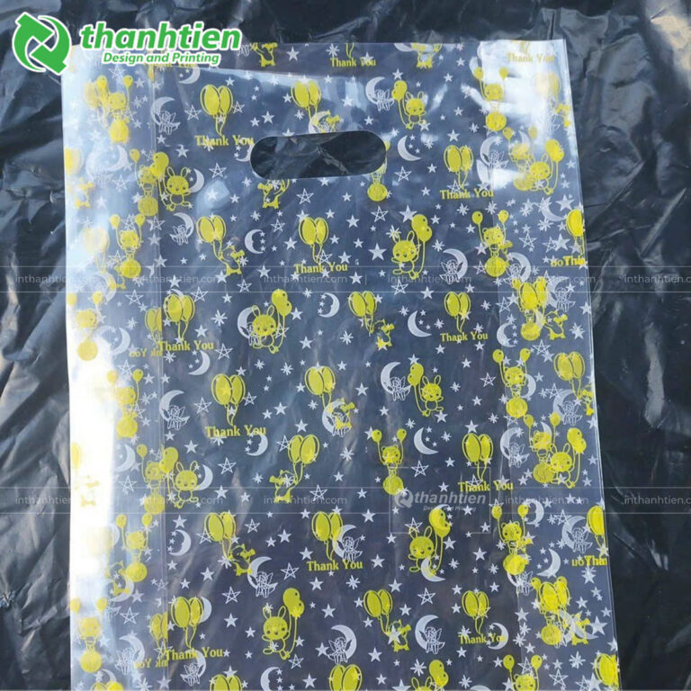 Túi xoài bóng kính in sẵn