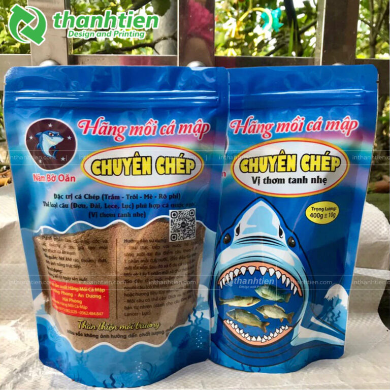 Túi zip ghép đựng mồi câu cá