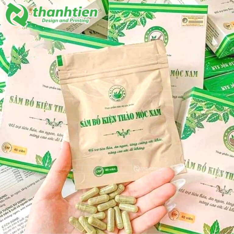 Túi zip giấy đựng thuốc