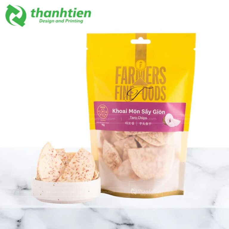 Túi zip khóa kéo đựng khoai môn