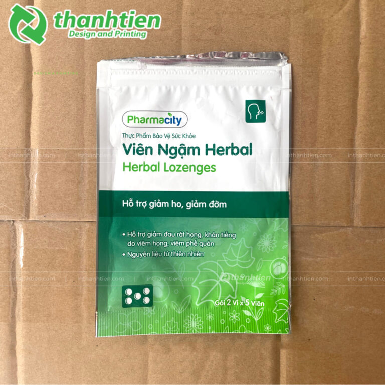Túi zip nhôm đựng thuốc