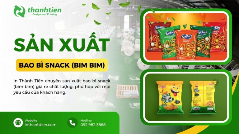 Xưởng bao bì đựng snack