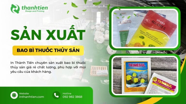 Xưởng bao bì thuốc thủy sản