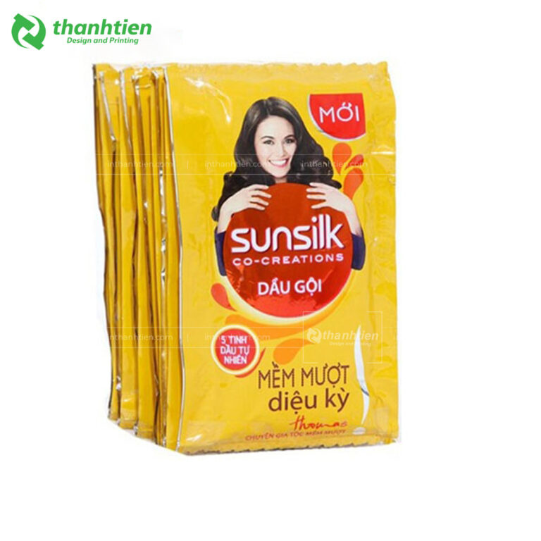 bao bì dầu gội sunsilk