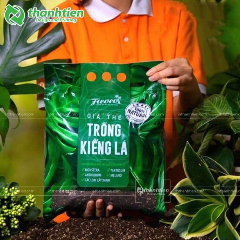 Bao đựng phân bón đục lỗ quai cầm tiện lợi