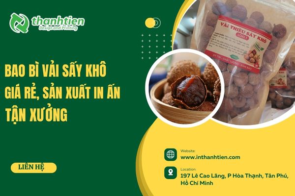 sản xuất bao bì đựng vải sấy khô