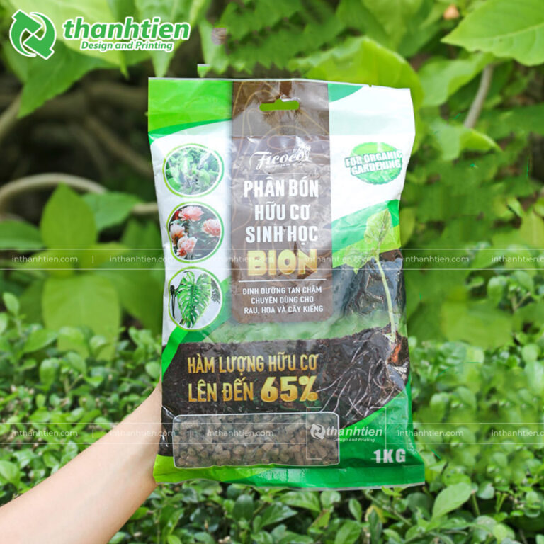 Túi đựng phân bón 1kg có lỗ treo