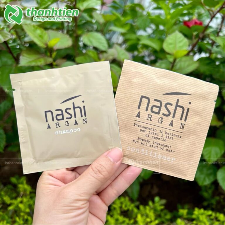 Túi ép biên đựng dầu gội