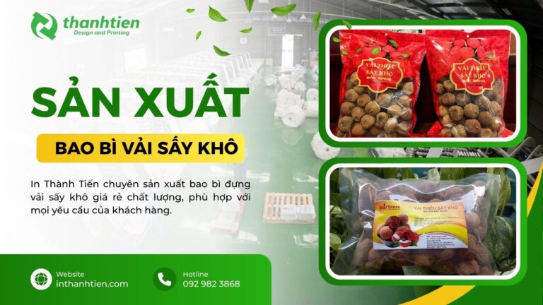 Xưởng bao bì vải sấy khô