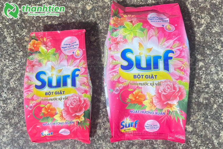Mẫu bao bì bột giặt đẹp