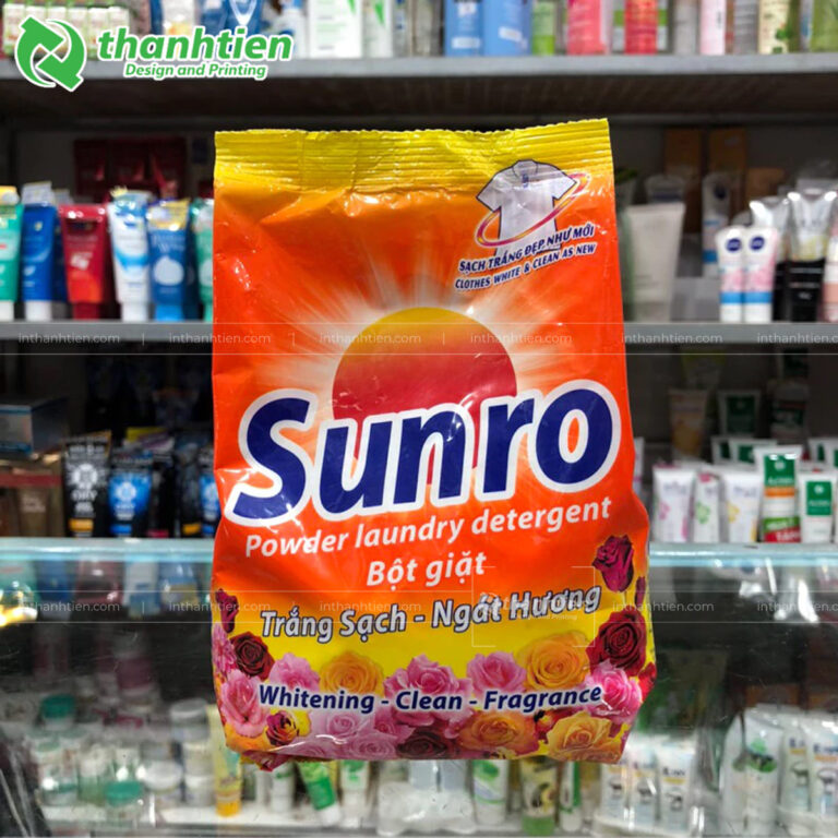 Túi cuộn xé đựng bột giặt