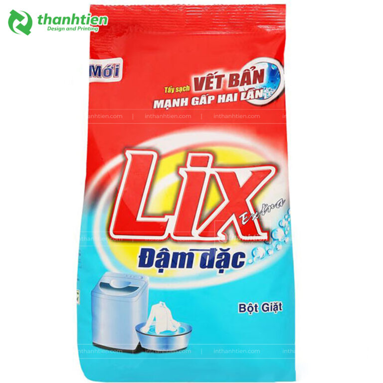 bao bì bột giặt lix