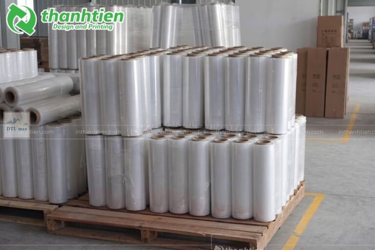 Màng PET cắt tay quấn pallet