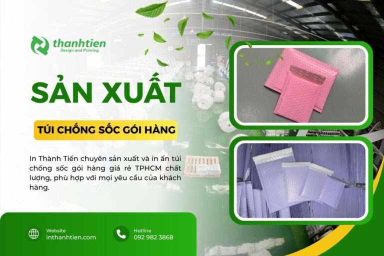 Xưởng túi chống sốc gói hàng tphcm