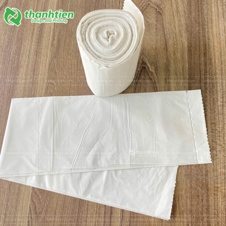 túi đựng rác cuộn trắng giá rẻ
