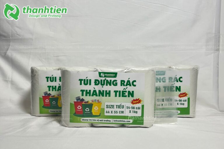 Túi đựng rác trắng 