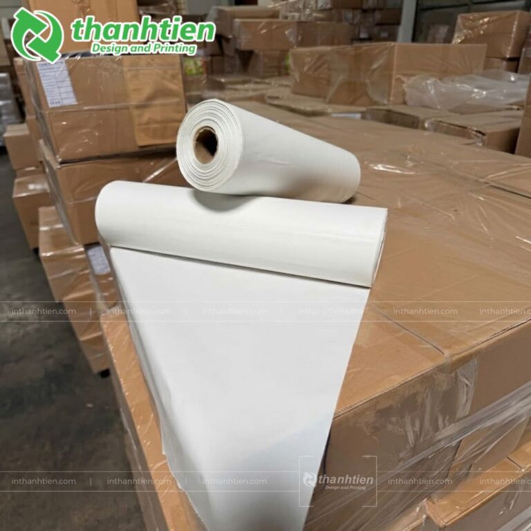 Túi roll trắng sữa có dấu xe