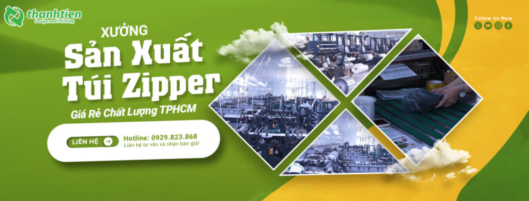 Xưởng sản xuất túi zipper giá rẻ
