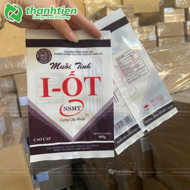 Bao bì hàn lưng đựng muối