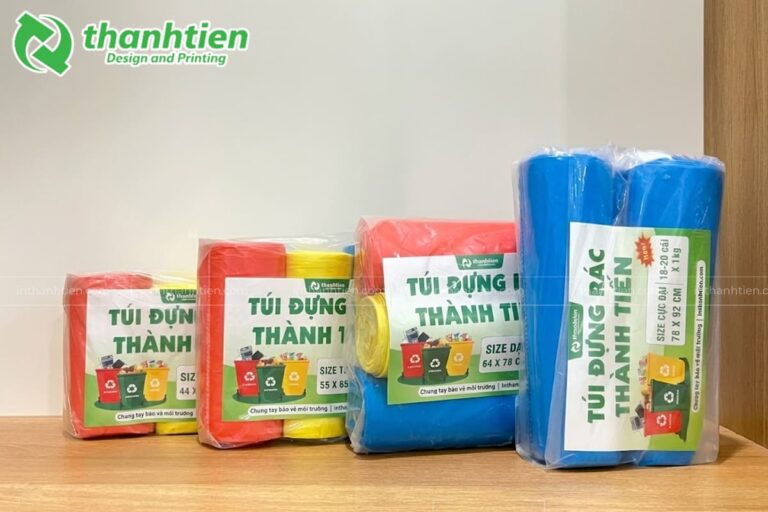 Bao rác màu tự hủy