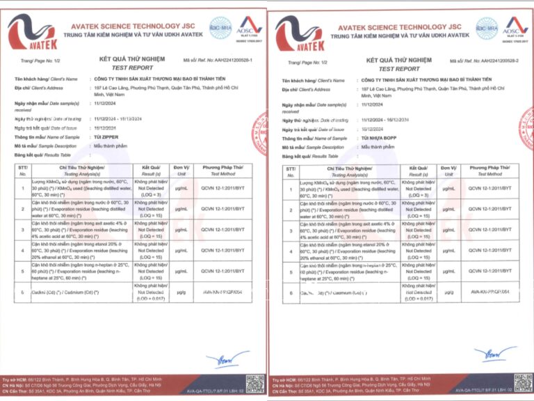 Kiểm nghiệm sản phẩm an toàn