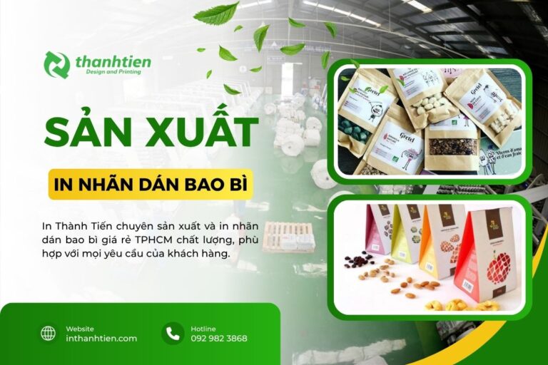 Nhận in nhãn dán bao bì