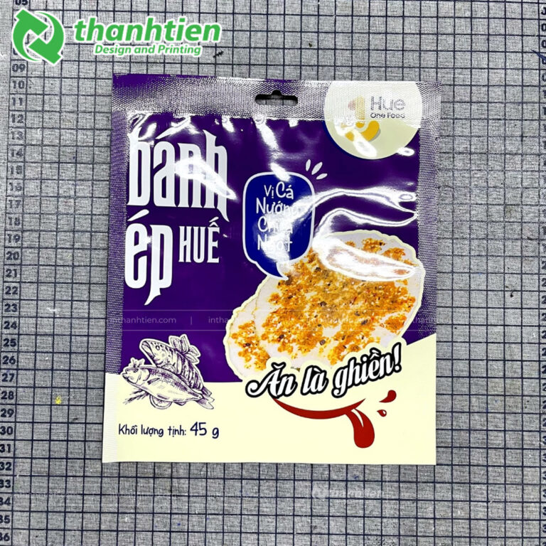 Túi ép 3 biên đựng bánh ép huế
