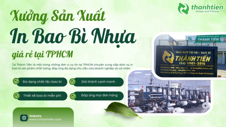 Xưởng sản xuất in bao bì nhựa