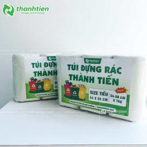 Bao đựng rác trắng