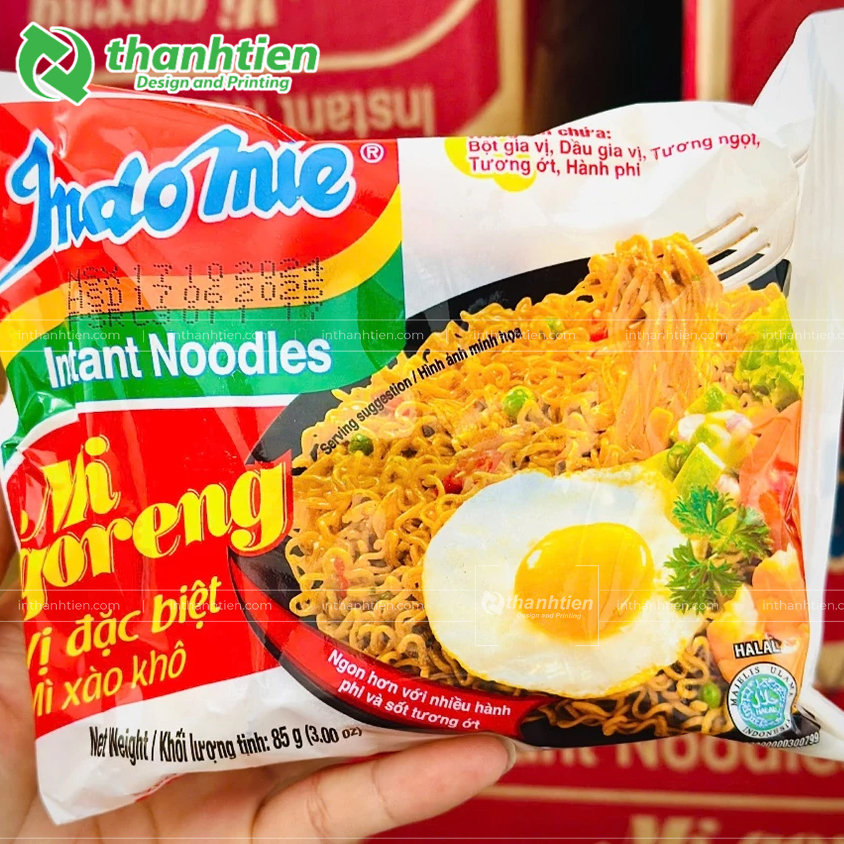 Bao bì mì indomie