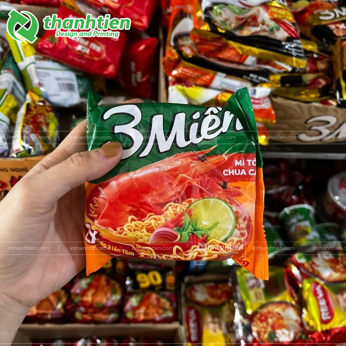 Bao bì mì chua cay 3 miền