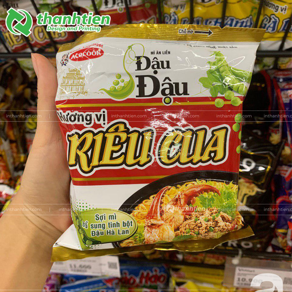 Bao bì mì tôm acecook