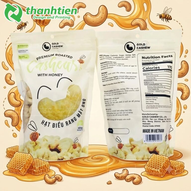 In ấn bao bì hạt điều