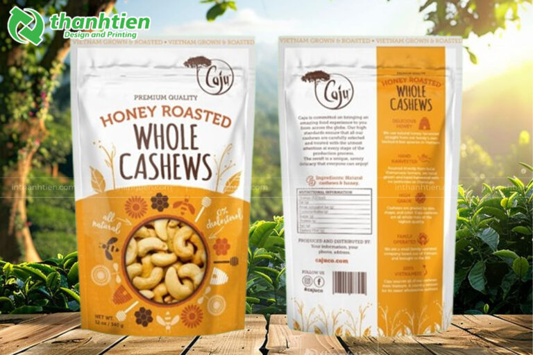 In ấn trên bao bì hạt điều