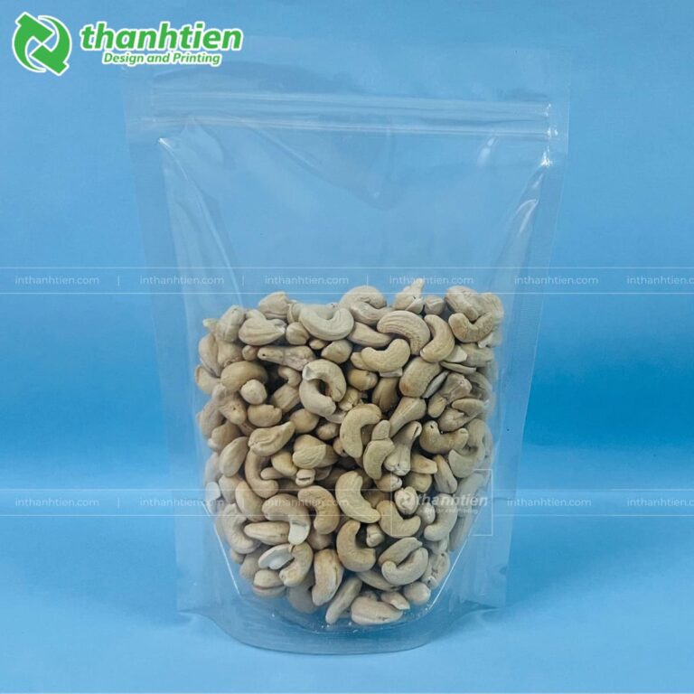 Túi zip trong đựng hạt điều
