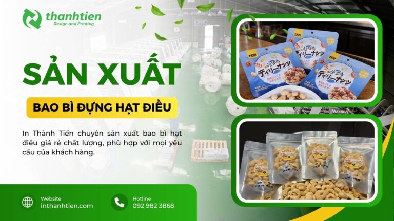 Xưởng bao bì hạt điều
