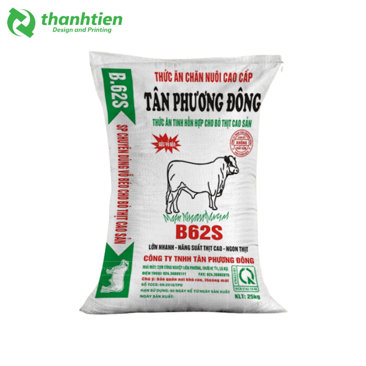 Bao bì thức ăn cho bò cao cấp