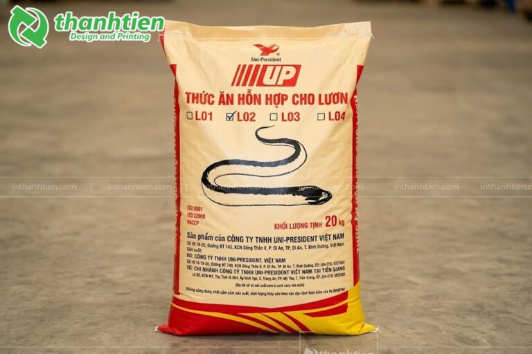Bao PP dệt đựng thức ăn thủy sản