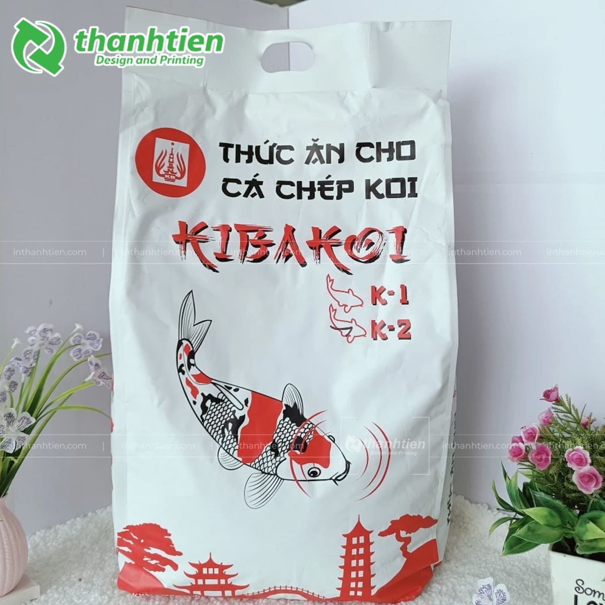 Bao bì thức ăn cá chép coi