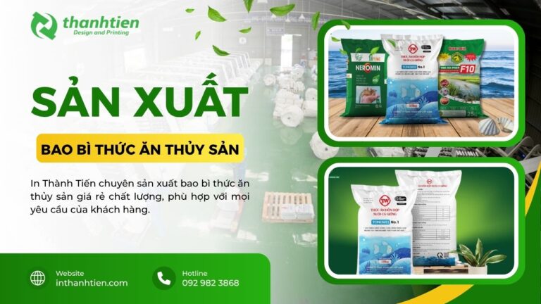 Xưởng bao bì thức ăn thủy sản