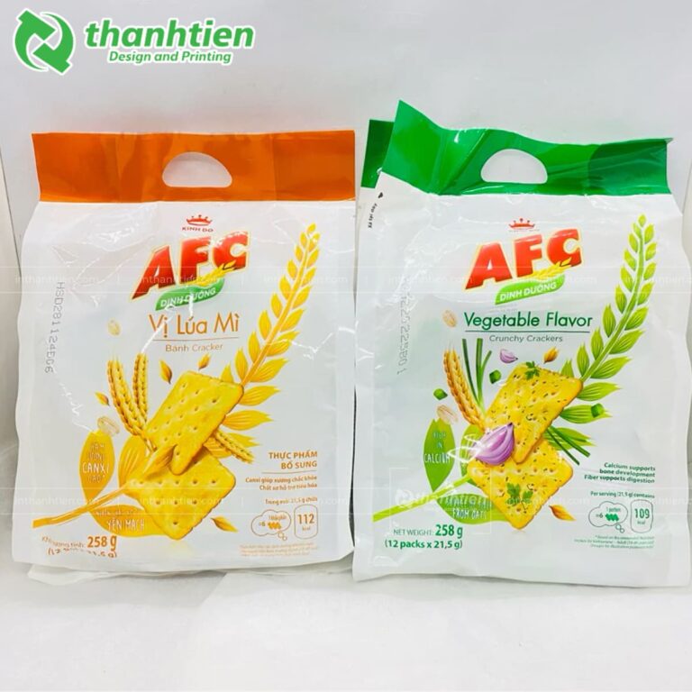 Túi đựng bánh quy đục lỗ treo